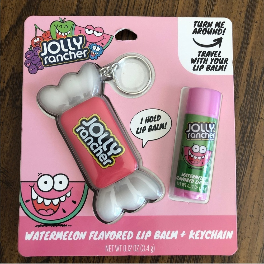 Jolly Rancher keychain lip balm holder